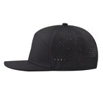 Snapback Cap - Manufacturer - Custom Logo Flat Bill Laser Hole Waterproof Quick Dry Cap