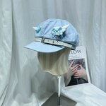 Newsboy Cap - Manufacturer - Y2K Cosplay Party Warm Baker Girl Visor Flat Cap