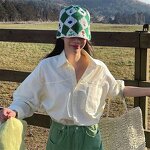 Bucket Hat - Manufacturer - New Crochet Embroidered Handmade Knit Fisherman Outdoor Cap