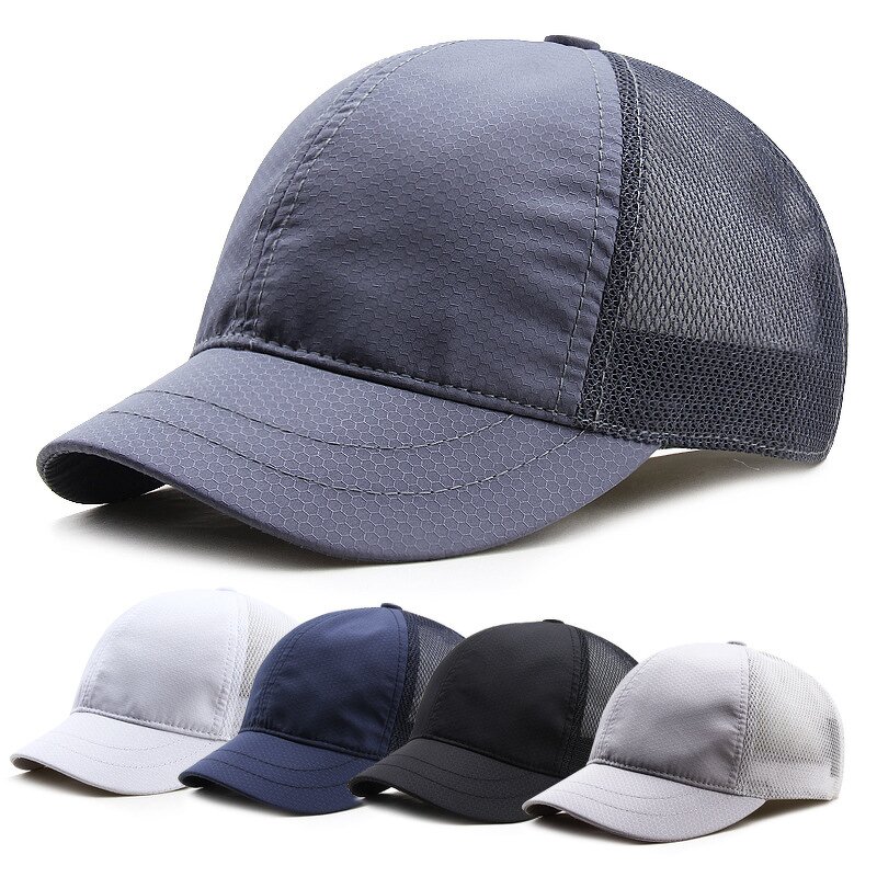 Baseball Cap - Manufacturer - Quick-drying 6-Panel Mesh Back 100% Cotton Hip Hop Cap