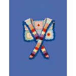 Scarf - Manufacturer - Sleeveless Wool Hand Knit Hollow Flower Summer Shawl Cape