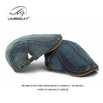 Peaked Cap - Manufacturer - 2025 Vintage British Denim Cotton Leisure Beret Cap