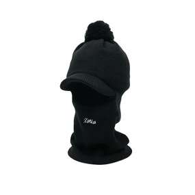 Balaclava - Manufacturer - New Knitted Visor Pompom Winter Face Ear Cover Neck Warmer