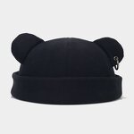 Beanie Cap - Manufacturer - Wholesale Fashion Bear Ear Brimless Street Style Skullcap