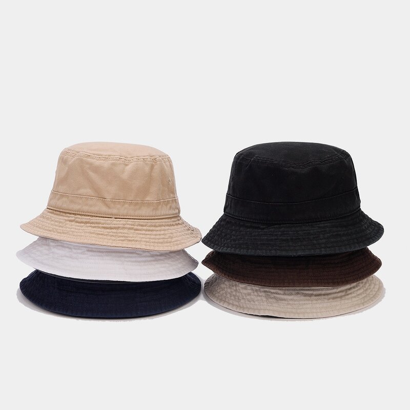 Sun Hat - Manufacturer - Retro Japanese Korean Washed Cotton Summer Basin Hat