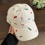 Baseball Cap - Manufacturer - New Embroidered Graffiti Rose Soft Top Adjustable Hat