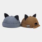 Docker Cap - Manufacturer - Cat Ear Brimless Skull Cap Worker Sailor Retro Hat