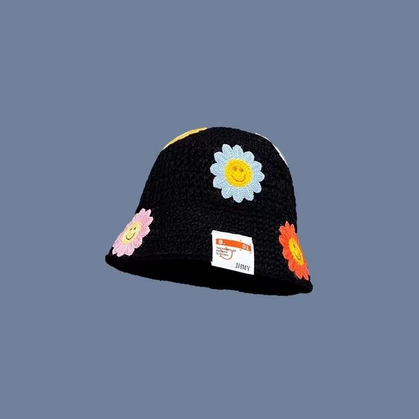 Bucket Hat - Manufacturer - 2024 New Handmade Sun Floral Crochet Summer Outdoor Cap