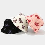 Bucket Hat - Manufacturer - Fluffy Faux Fur Winter Warm Travel Sports Ski Cap