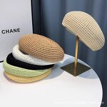Straw Beret - Manufacturer - Women Summer Breathable French Classic Artist Sun Hat