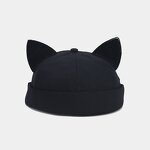 Docker Cap - Manufacturer - Cat Ear Brimless Skull Cap Worker Sailor Retro Hat