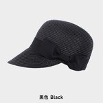 Sun Hat - Manufacturer - Solid Color Straw Wide Brim Foldable Travel Beach Visor Hat