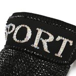 Sun Visor - Manufacturer - Stock Rhinestone Adjustable Empty Top UV Protection Cap