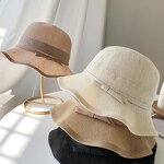 Sun Hat - Manufacturer - Wholesale Women Cotton Linen Breathable Straw Bucket Hat