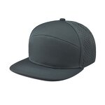 Snapback Cap - Manufacturer - Custom Logo Flat Bill Laser Hole Waterproof Quick Dry Cap