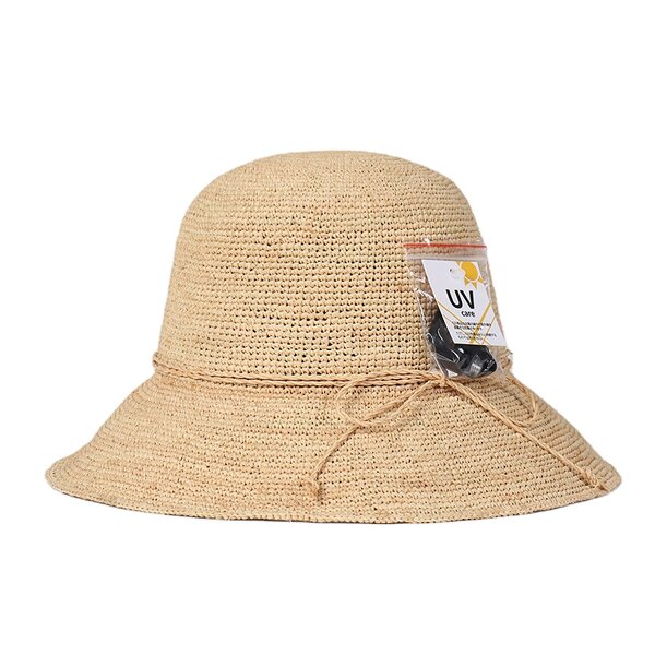 Sun Hat - Manufacturer - Women Raffia Straw UPF 50+ UV Foldable Summer Hat