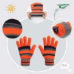 Hat Set - Manufacturer - Children Winter Gloves Scarf Beanie 3-Piece Fleece Lined Set