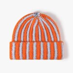 Beanie Hat - Manufacturer - Winter Outdoor Ski Warm Striped Windproof Knitted Hat