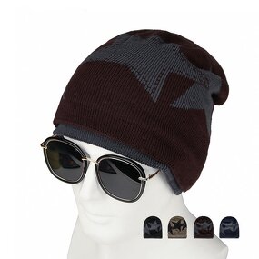 Beanie Hat - Manufacturer - Wholesale Luxury Men Acrylic Jacquard Winter Warm Ski Hat
