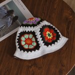 Beanie Hat - Manufacturer - 2024 Handmade Crochet Flower Panama Knit Warm Beach Hat