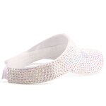 Sun Visor - Manufacturer - Unisex Summer Rhinestone Adjustable UV Protection Top Cap