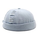 Beanie Cap - Manufacturer - Distressed Denim Hip Hop Melon Sports Party Beret Hat