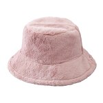 Bucket Hat - Manufacturer - Fluffy Faux Fur Winter Warm Travel Sports Ski Cap