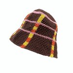 Beanie Hat - Manufacturer - New Striped Handmade Crochet Winter Hip Hop Bucket Hat