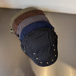 Baseball Cap - Manufacturer - Spring Summer Rivet Beret Hip-Hop Casual Forward Newsboy Cap
