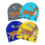 Knitted Hat - Manufacturer - Wholesale Deer Jacquard Windproof Unisex Outdoor Ski Beanie