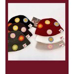 Bucket Hat - Manufacturer - 2024 New Handmade Sun Floral Crochet Summer Outdoor Cap