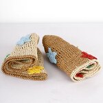 Sun Hat - Manufacturer - Women Handmade Crochet Straw UV Protection Beach Wide Brim Cap