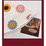 Bucket Hat - Manufacturer - 2024 New Handmade Sun Floral Crochet Summer Outdoor Cap