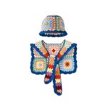 Scarf - Manufacturer - Sleeveless Wool Hand Knit Hollow Flower Summer Shawl Cape