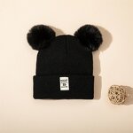 Beanie Hat - Manufacturer - Autumn Winter Kids Solid Color Cartoon Warm Travel Hat
