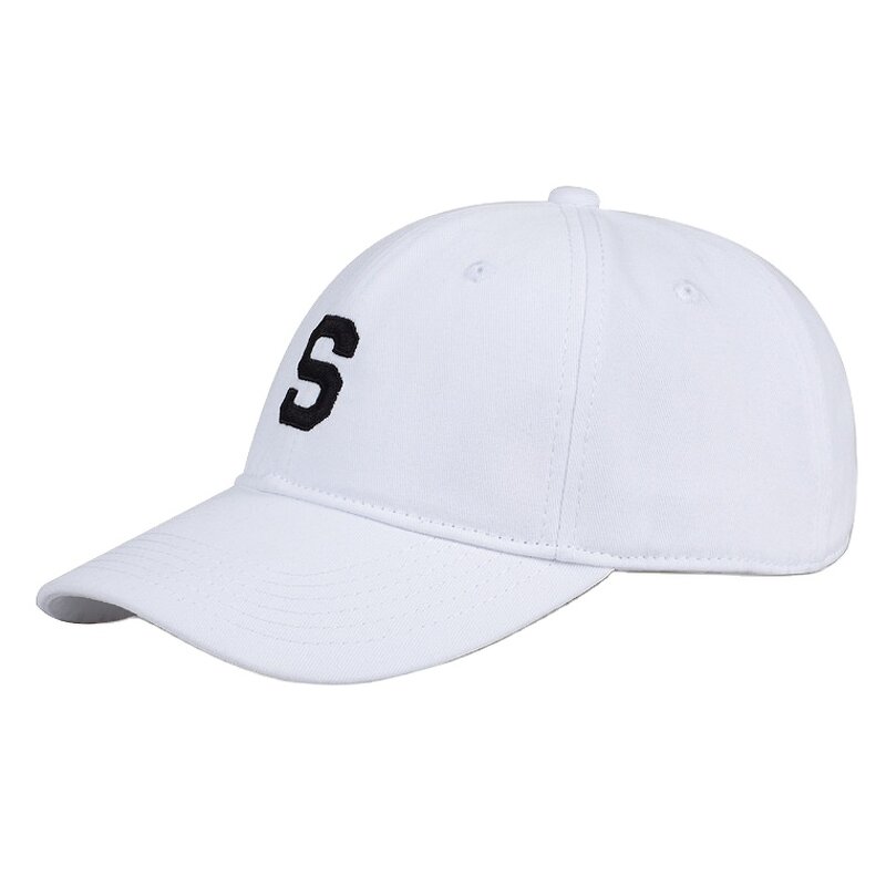 Baseball Cap - Manufacturer - Unisex Simple Letter S Embroidered 6-Panel Business Cap