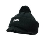 Balaclava - Manufacturer - New Knitted Visor Pompom Winter Face Ear Cover Neck Warmer