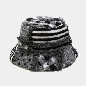 Bucket Hat - Manufacturer - Summer Retro Thickening Adjustable Daily Outdoor Warm Hat