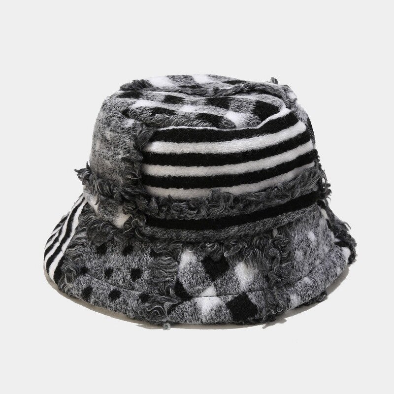 Bucket Hat - Manufacturer - Summer Retro Thickening Adjustable Daily Outdoor Warm Hat