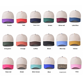 Baseball Cap - Manufacturer - Wholesale 18 Colors Customizable Logo 5-Panel A-Frame Hat