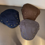 Baseball Cap - Manufacturer - Spring Summer Rivet Beret Hip-Hop Casual Forward Newsboy Cap