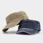 Flat Cap - Manufacturer - Men Plain Short Brim Sunshade Flat-Top Design Cap