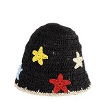 Sun Hat - Manufacturer - Women Handmade Crochet Straw UV Protection Beach Wide Brim Cap