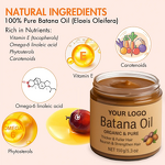 Batana Oil Butter Manufacturer - Factory Wholesale Organic Pure Natural Vegan Raw Herb Scalp Moisturizer for Hair Growth