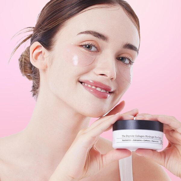 Under Eye Mask Manufacturer - OEM Vegan Hydrogel with Collagen and Hyaluronic Acid for Puffy Eyes 60 Patches