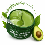 Eye Bag Mask Manufacturer - OEM Organic Nature Avocado Moisturizing Collagen for Hydrating and Soothing