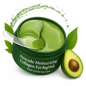 Eye Bag Mask Manufacturer - OEM Organic Nature Avocado Moisturizing Collagen for Hydrating and Soothing