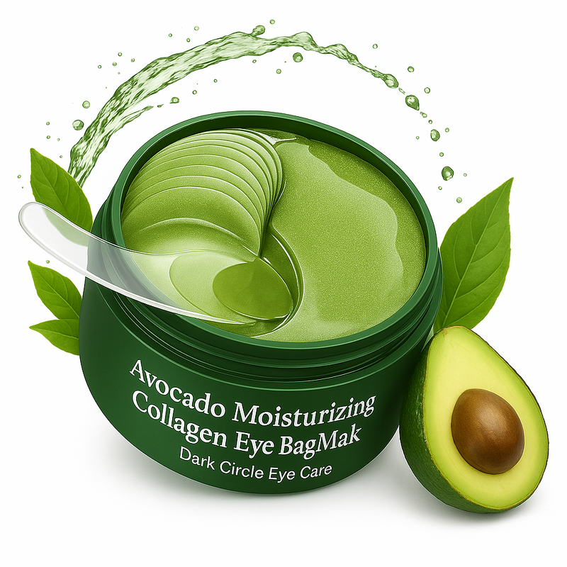 Eye Bag Mask Manufacturer - OEM Organic Nature Avocado Moisturizing Collagen for Hydrating and Soothing