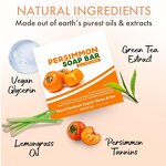 Soap Bar Manufacturer - Private Label Vegan Solid Persimmon for Body Odor Control Skin Whitening & Hyperpigmentation
