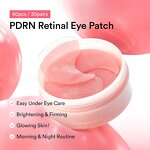 Hydrogel Eye Mask Manufacturer - Private Label PDRN Salmon Reduce Eye Bag Dark Circle Under Pink Gel Gold